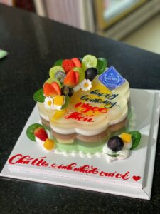 Bánh rau câu trái cây tươi mát của Hoa Biển