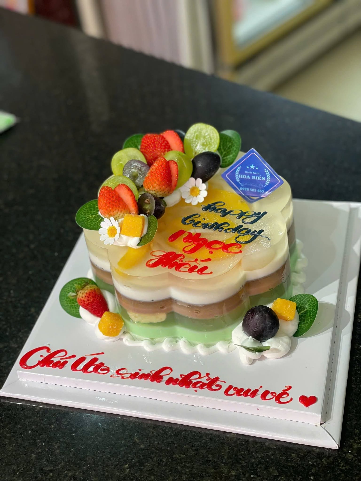 Bánh Kem Rau Câu Trái Cây Tươi Mát