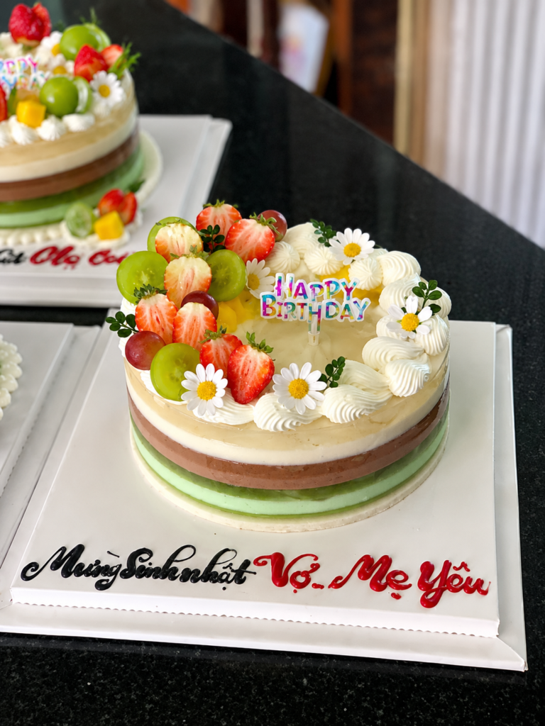 Bánh Rau Câu Flan Trái Cây Tươi.